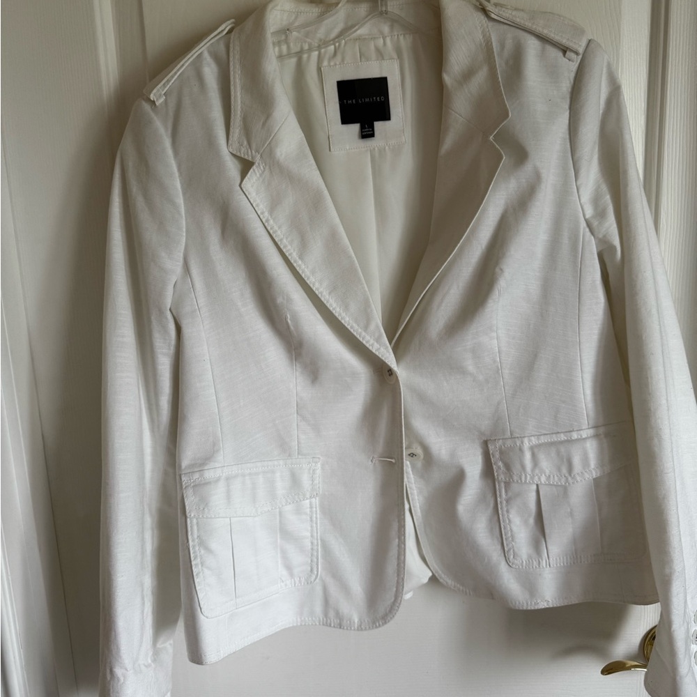 The Limited Women's Cream Blazer